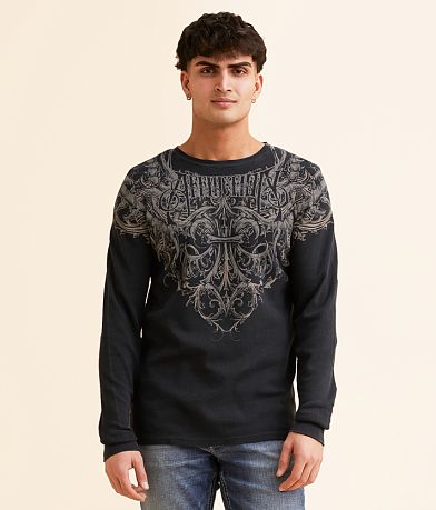 Affliction Vertebrate Thermal front view