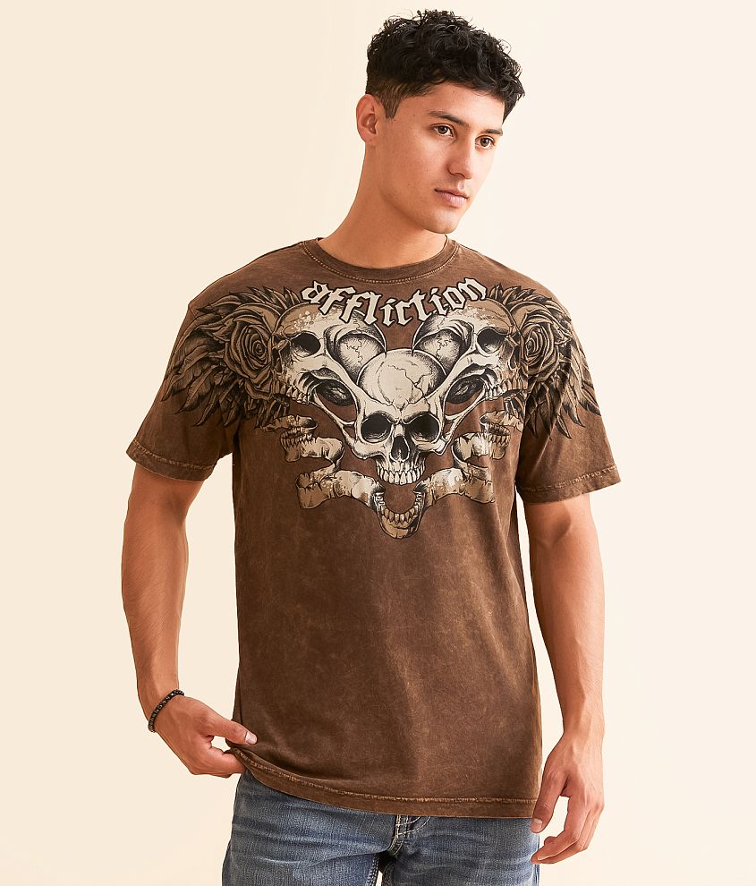 Affliction Dark Omen T-Shirt front view