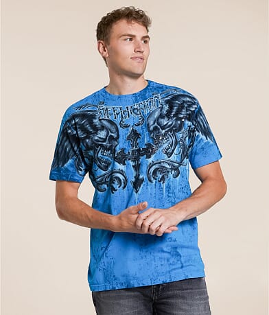 Affliction Fragmented T-Shirt front view