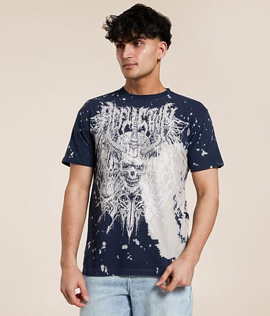 Affliction Electric Fire T-Shirt front view