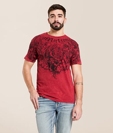 Affliction Immortal Burden T-Shirt front view