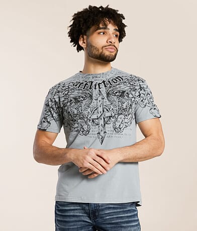 Affliction Gunnery T-Shirt front view