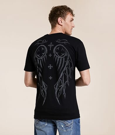Affliction Silent Elegy T-Shirt front view