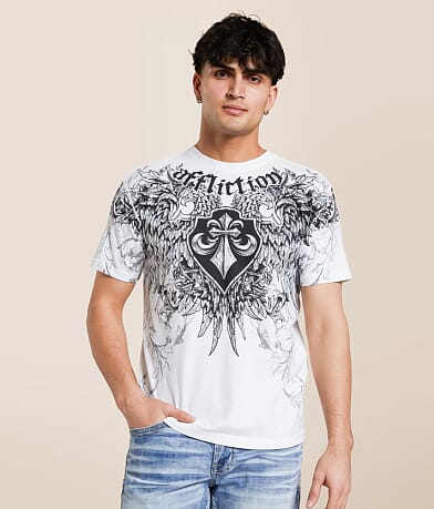 Affliction Wash T-Shirt front view