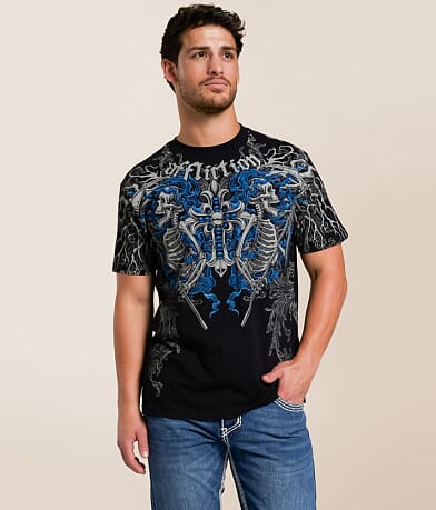 Affliction Departed Light T-Shirt front view