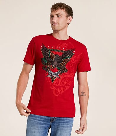 Affliction Last Dagger T-Shirt front view