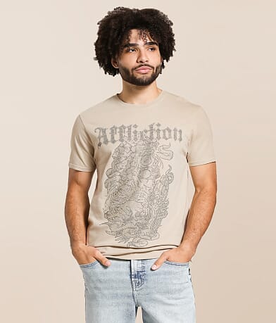 Affliction Smoke & Halo T-Shirt front view