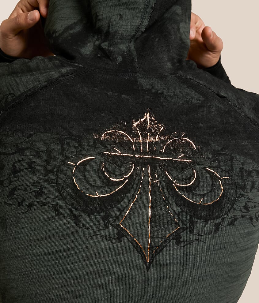 Shredded Dusk Reversible Thermal Hoodie