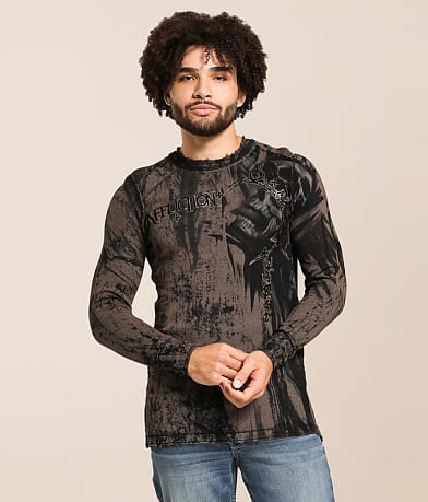 Affliction Ghost Dog Reversible Thermal front view