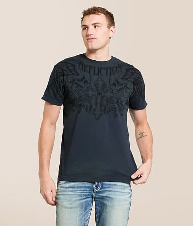 Affliction Winged Up T-Shirt front view