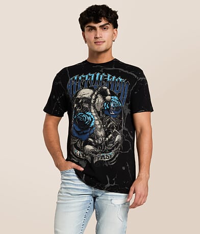 Affliction Blind Karma T-Shirt front view