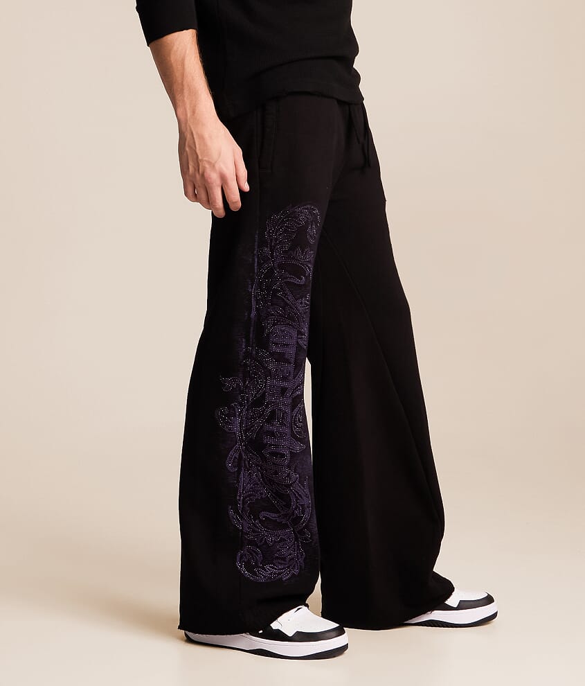 Winged Up Wide Leg Sweatpant