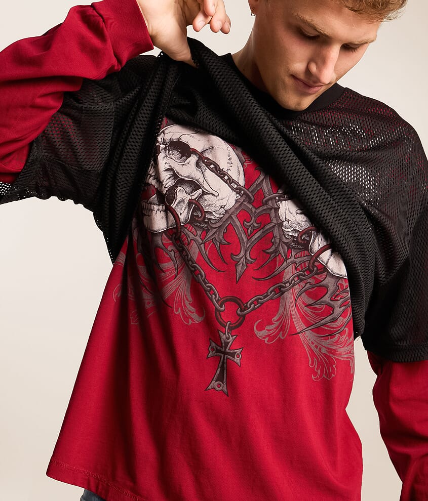 Collapse Oversized Jersey T-Shirt