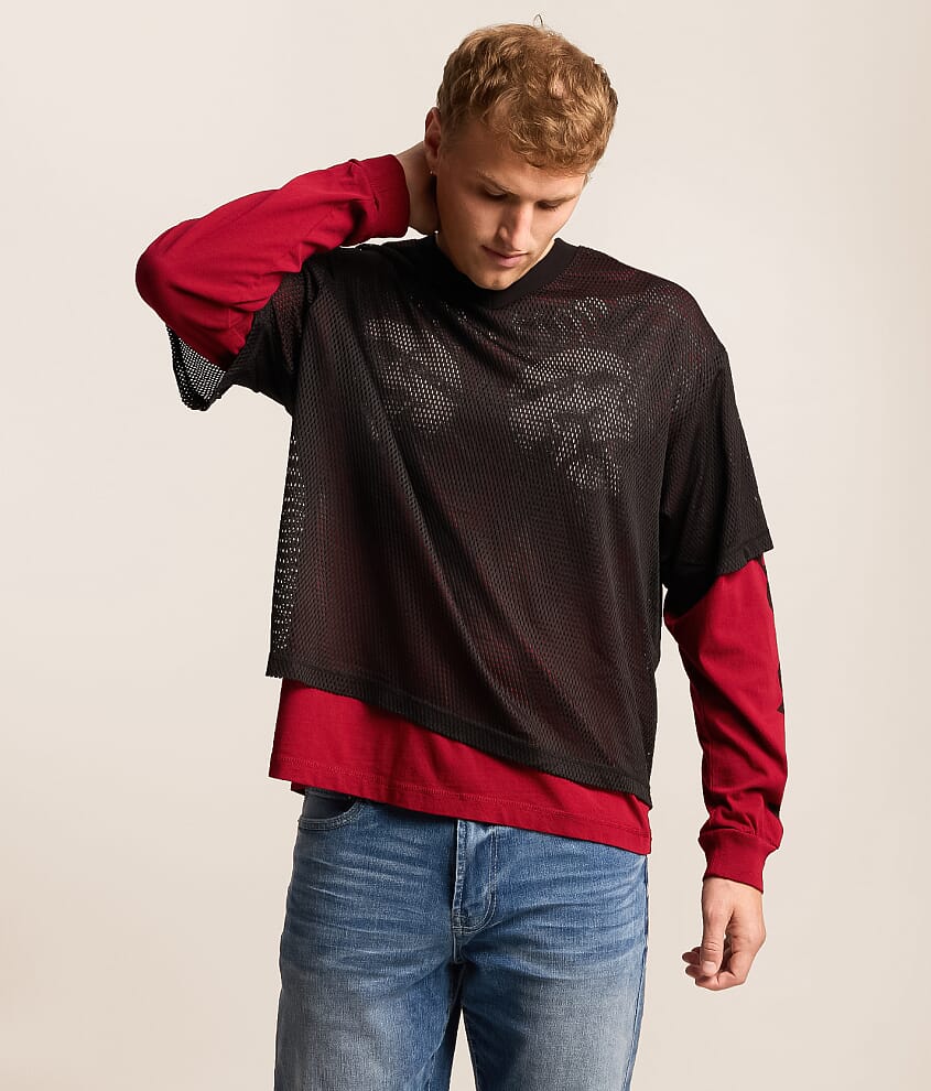 Collapse Oversized Jersey T-Shirt