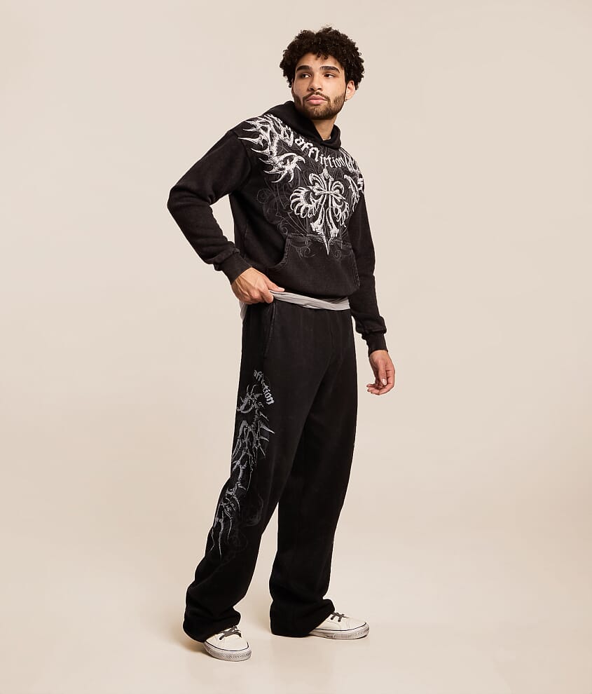 Skeleton Wide Leg Sweatpant