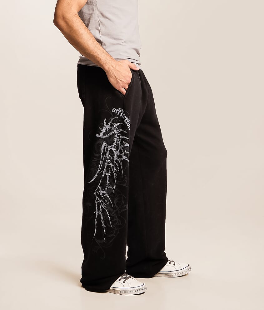 Skeleton Wide Leg Sweatpant