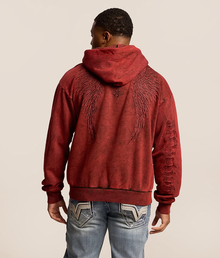 Death Eyes Washed Hooded Sweatshirt
