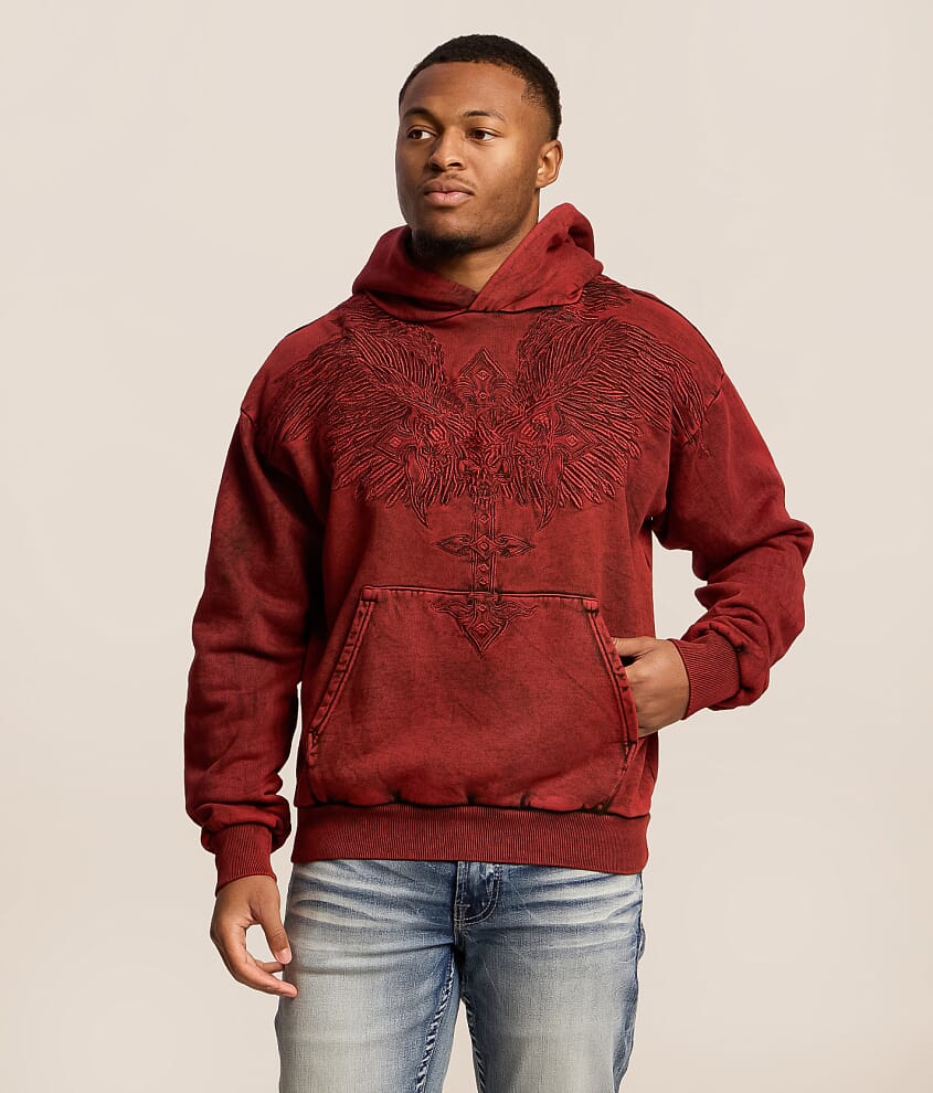 Death Eyes Washed Hooded Sweatshirt