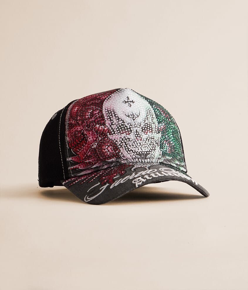 Fuerza Regida Band Rhinestone Trucker Hat