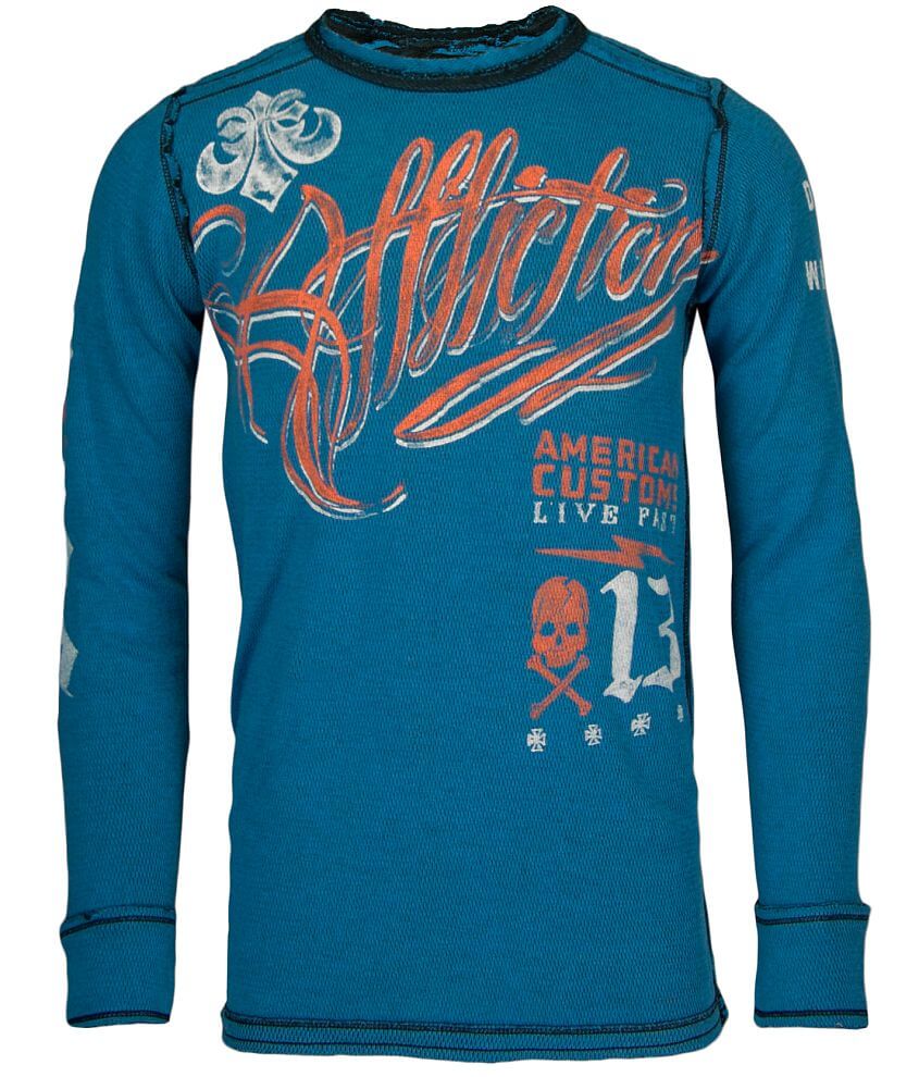 Affliction American Customs Scripted Thermal front view