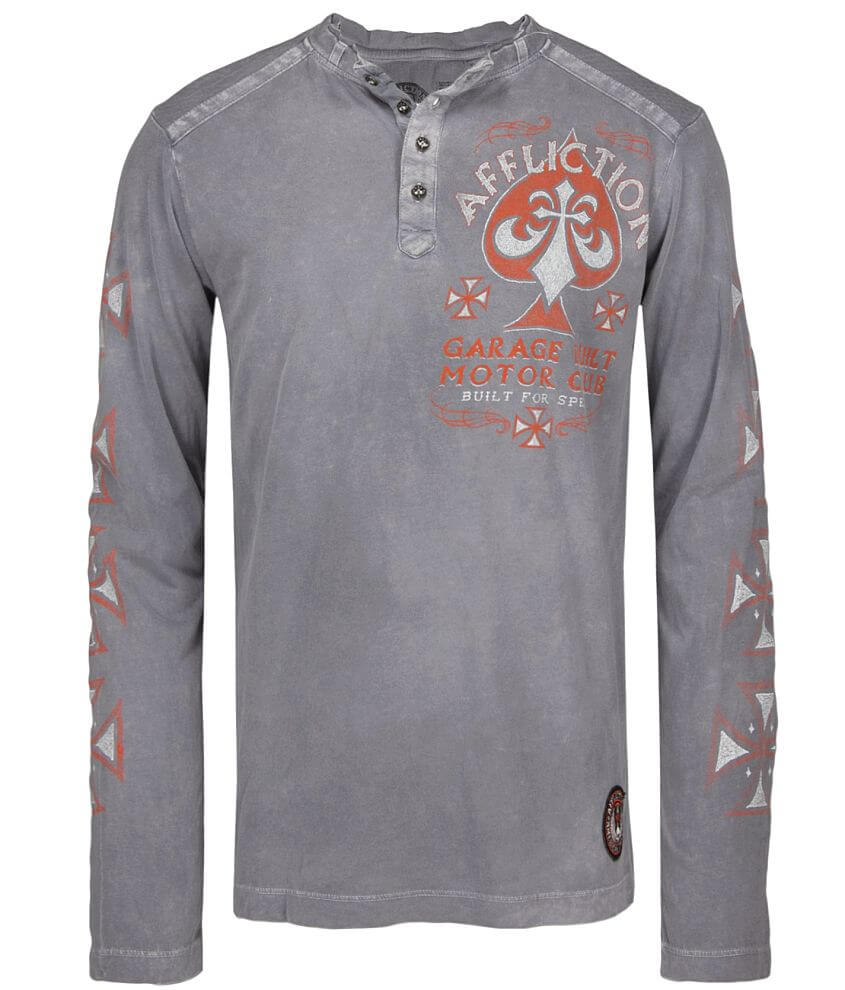 Affliction American Customs Evil T-Shirt front view