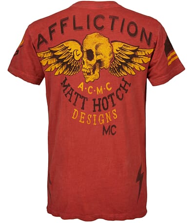 Affliction American Customs Hotch Designs T-Shirt BACK