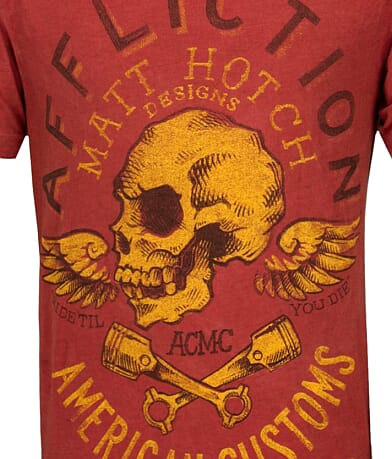 Affliction American Customs Hotch Designs T-Shirt FRONT_DETAIL