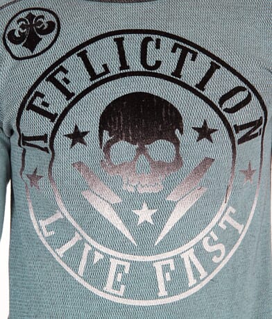 Affliction Monochromatic Reversible Thermal Shirt misc detail 2 view