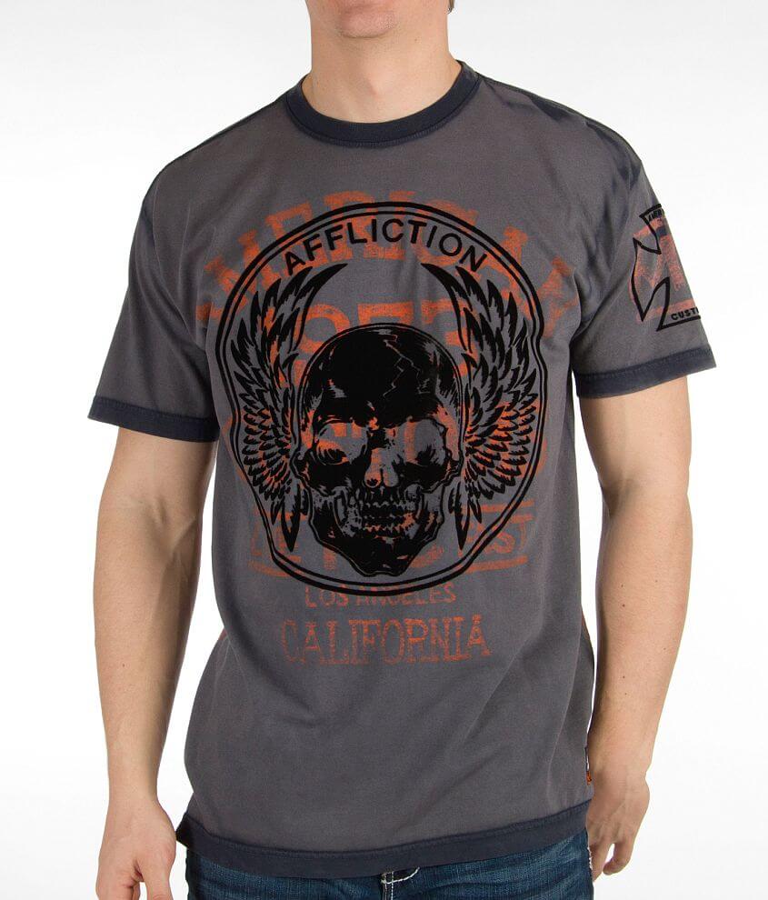 Affliction American Customs Boilermaker T-Shirt front view