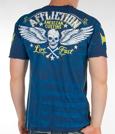 Affliction Heroic Reversible T-Shirt back view