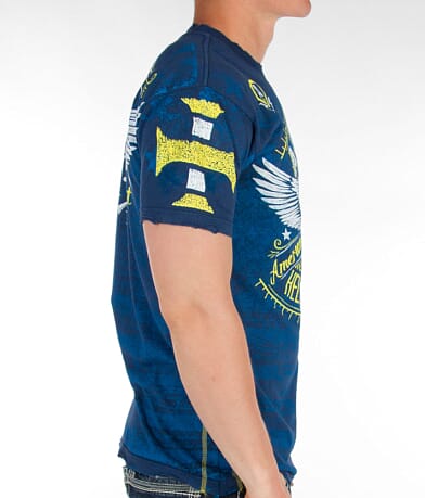 Affliction Heroic Reversible T-Shirt full right side view