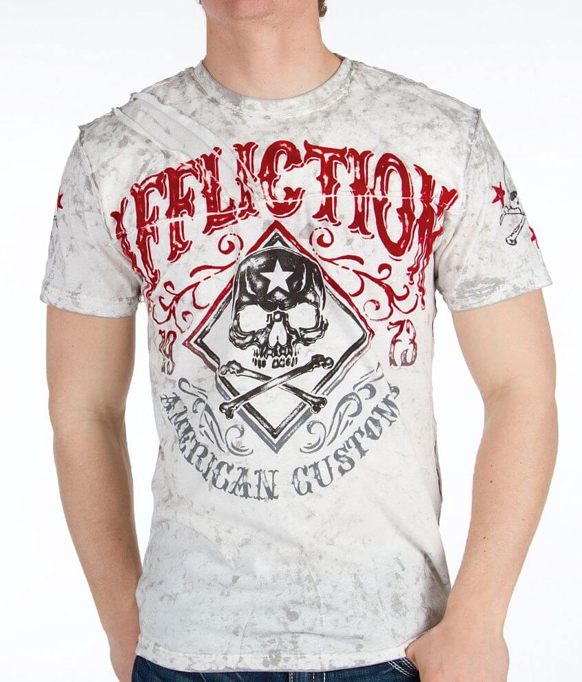 Affliction American Customs Bourbon T-Shirt front view