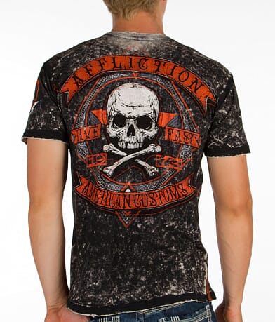 Affliction American Customs Pale Ale T-Shirt BACK