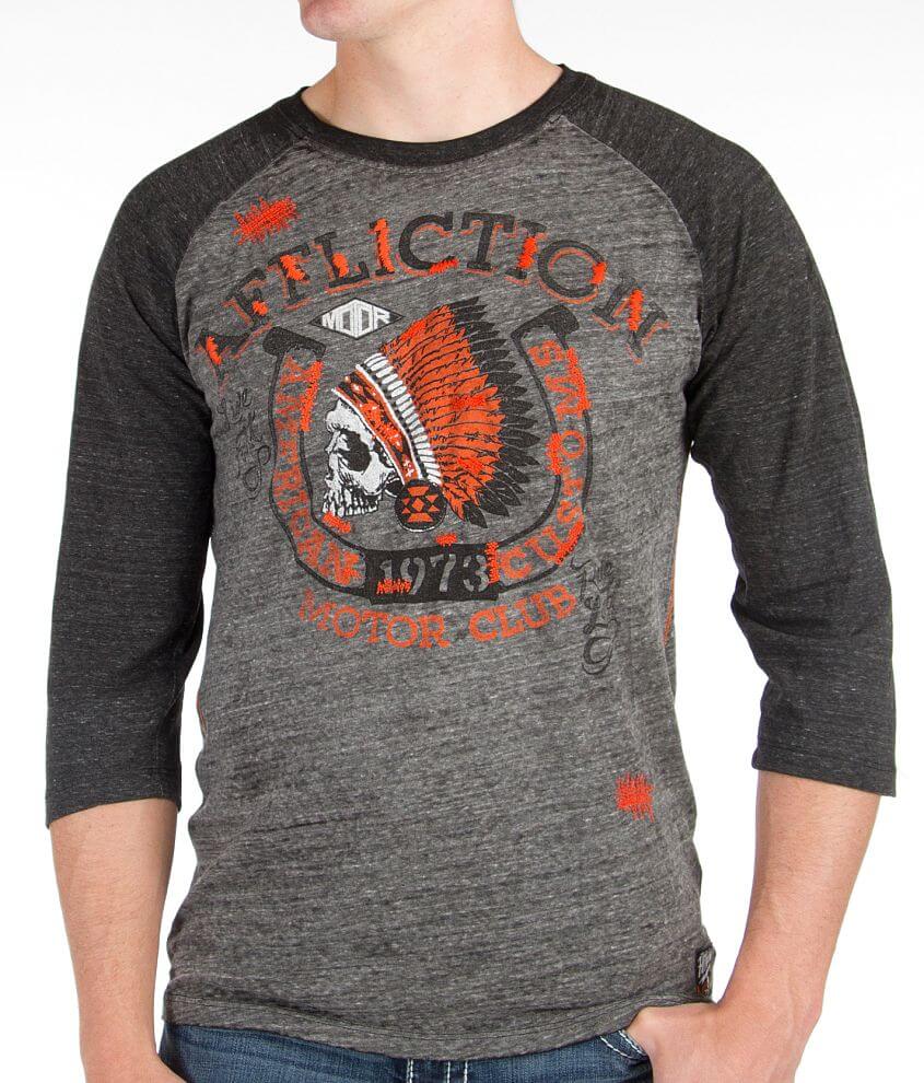 Affliction American Customs Crazy Horse T-Shirt front view