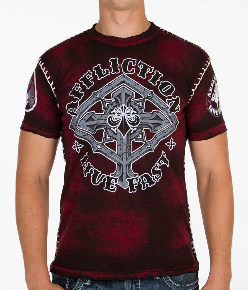 Affliction On Guard T-Shirt front view