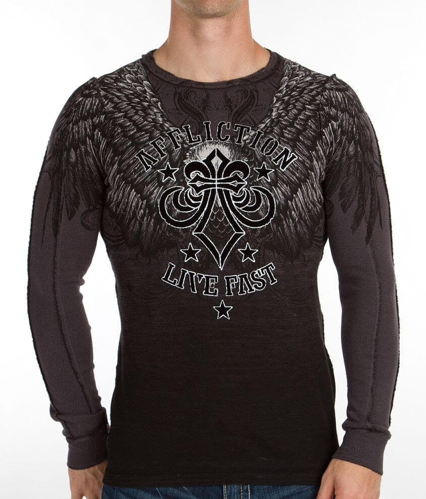 Affliction Aeronautical Thermal Shirt front view