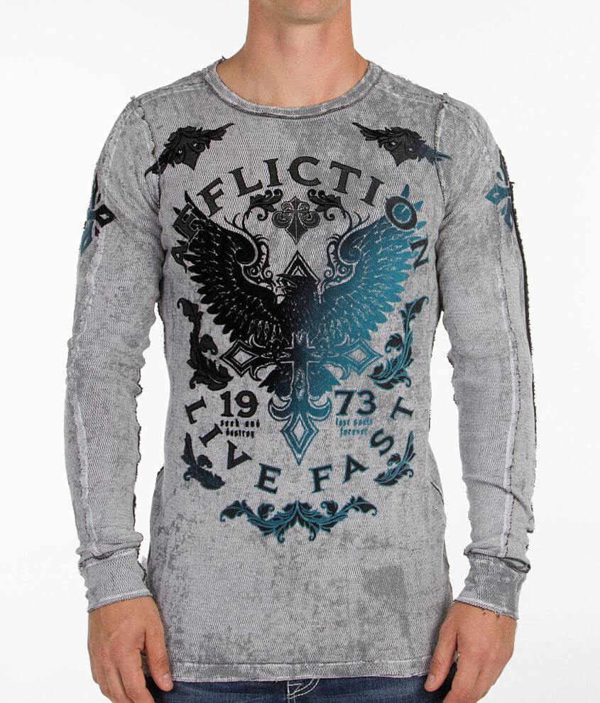 Affliction Discovery Method Thermal Shirt front view