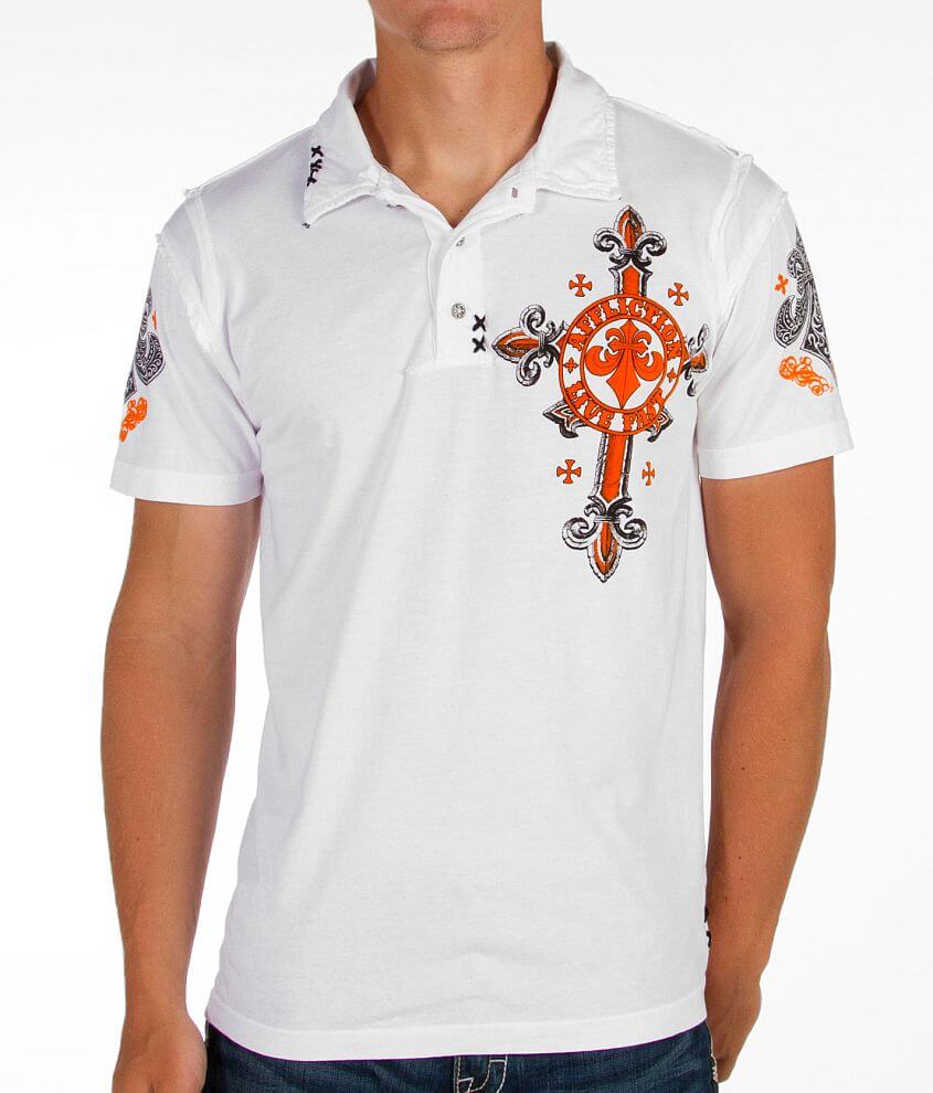 Affliction Lifeless Polo front view