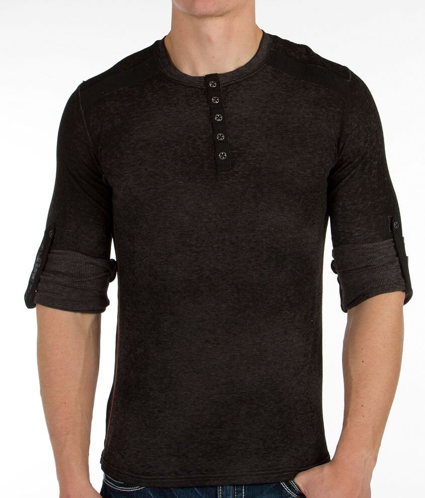 Affliction Standard Release Thermal Henley front view