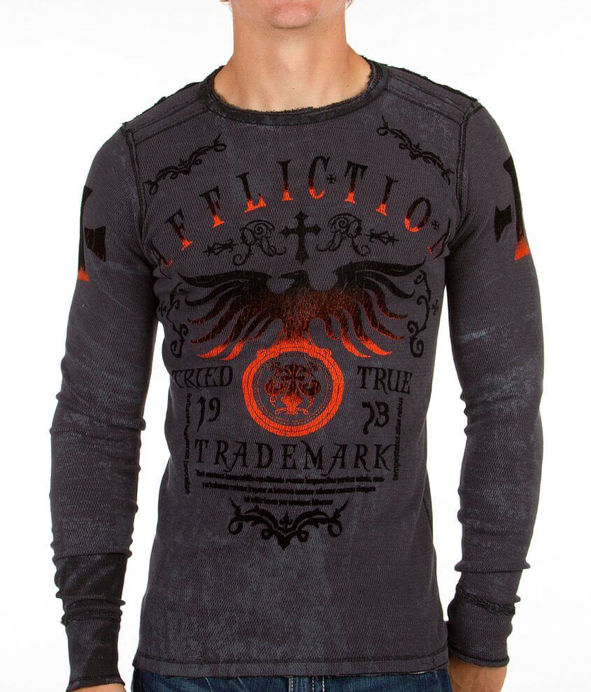 Affliction Tried Truth Reversible Thermal Shirt front view