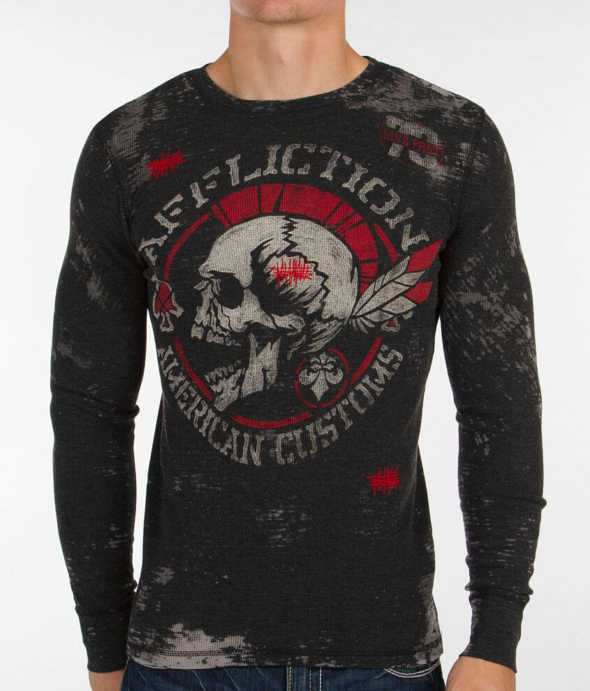 Affliction American Customs Choctaw Thermal Shirt front view