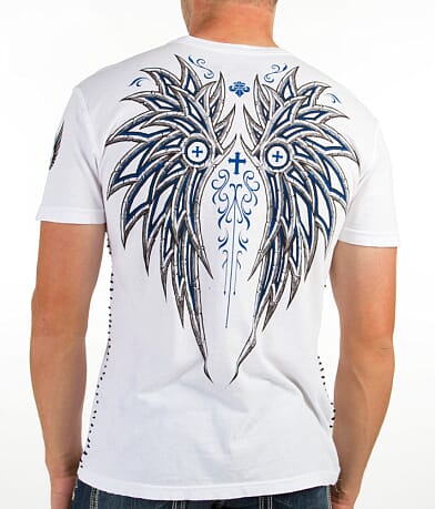 Affliction Microbial T-Shirt back view