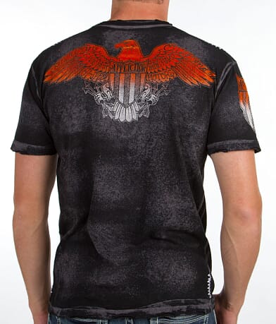 Affliction American Customs Dead Head T-Shirt back view