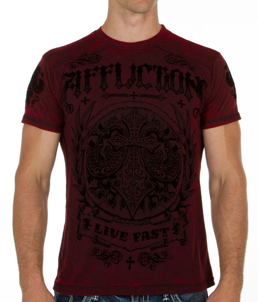 Affliction Plane T-Shirt front view