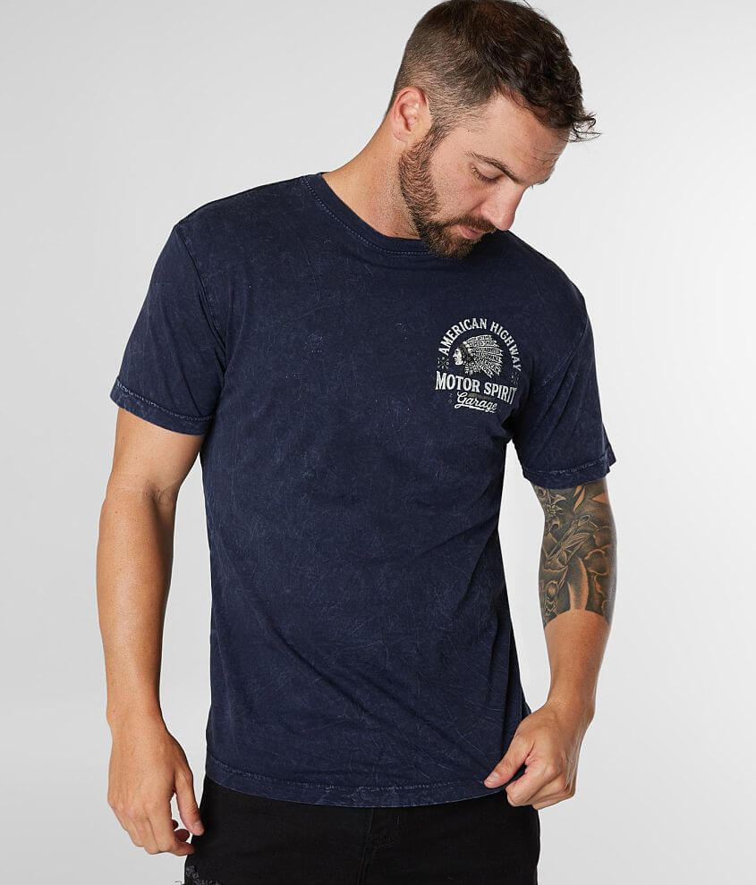 American Highway High Octane T-Shirt - Men's T-Shirts in DK Navy Lt ...
