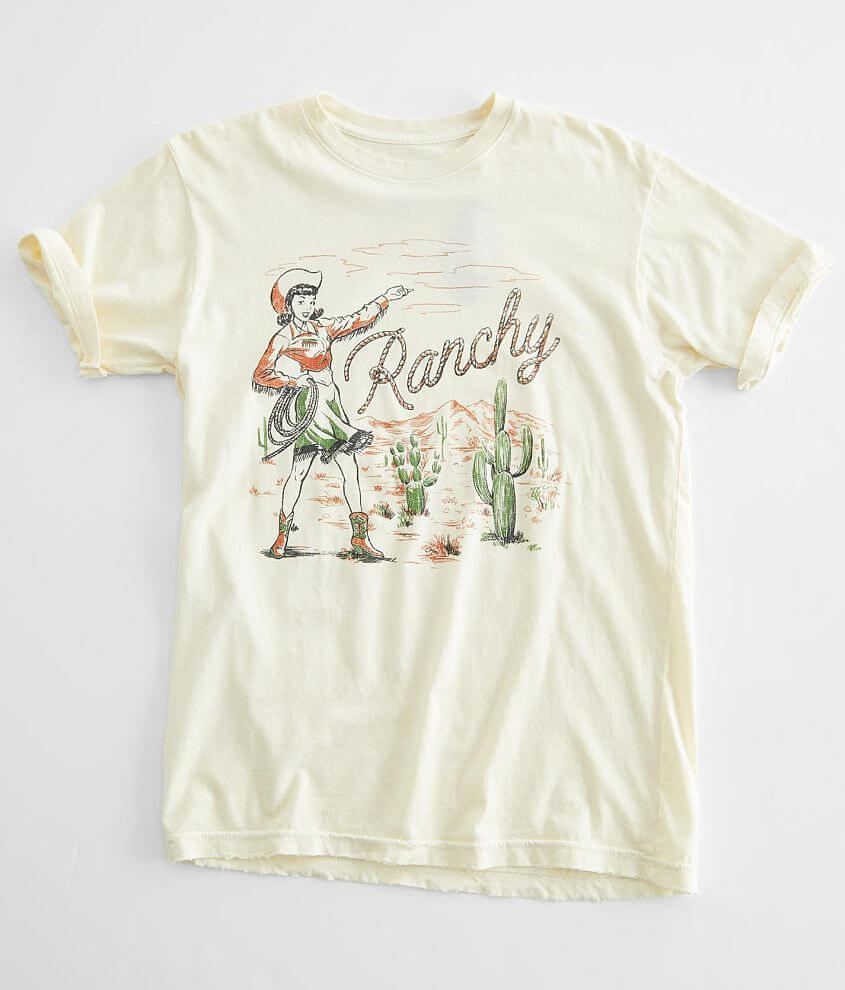 American Highway Ranchy Cowgirl T-Shirt front view