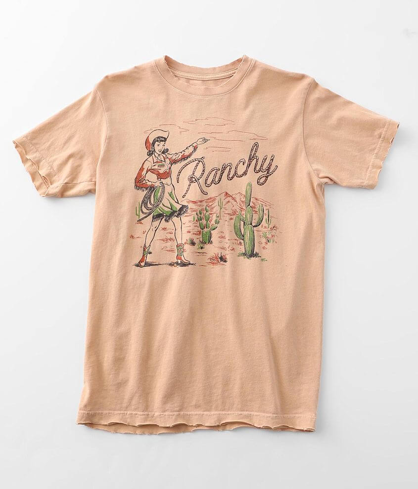 American Highway Ranchy Cowgirl T-Shirt - Women's T-Shirts in Sandstone ...