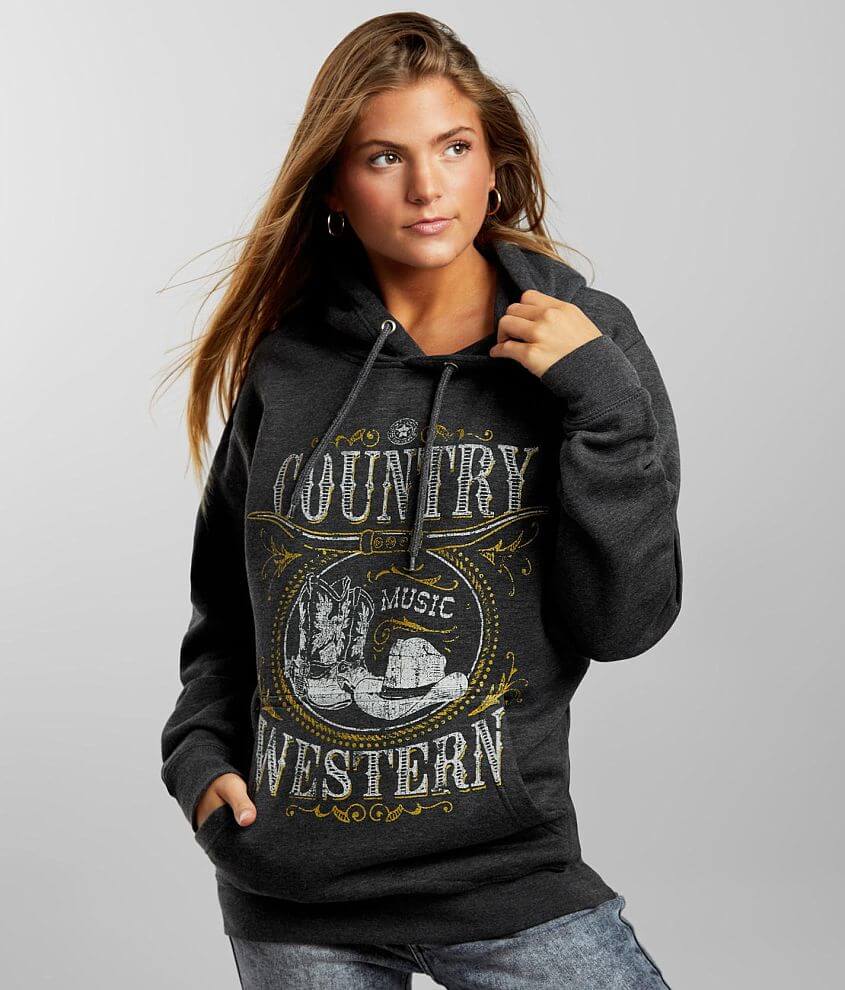 American Highway Country Music Hooded Sweatshirt front view
