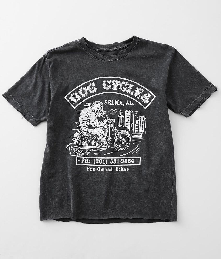 American Highway Hog Cycles T-Shirt front view