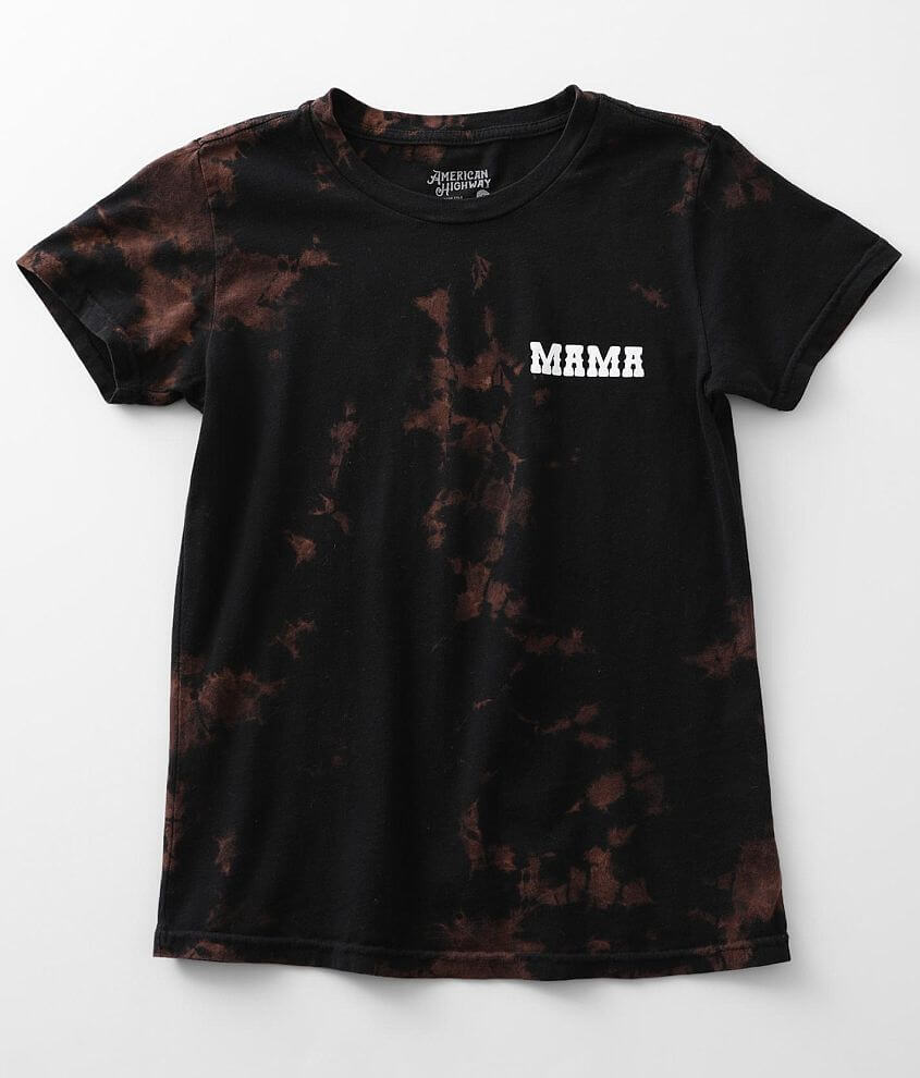 American Highway Mama Tie-Dye T-Shirt front view